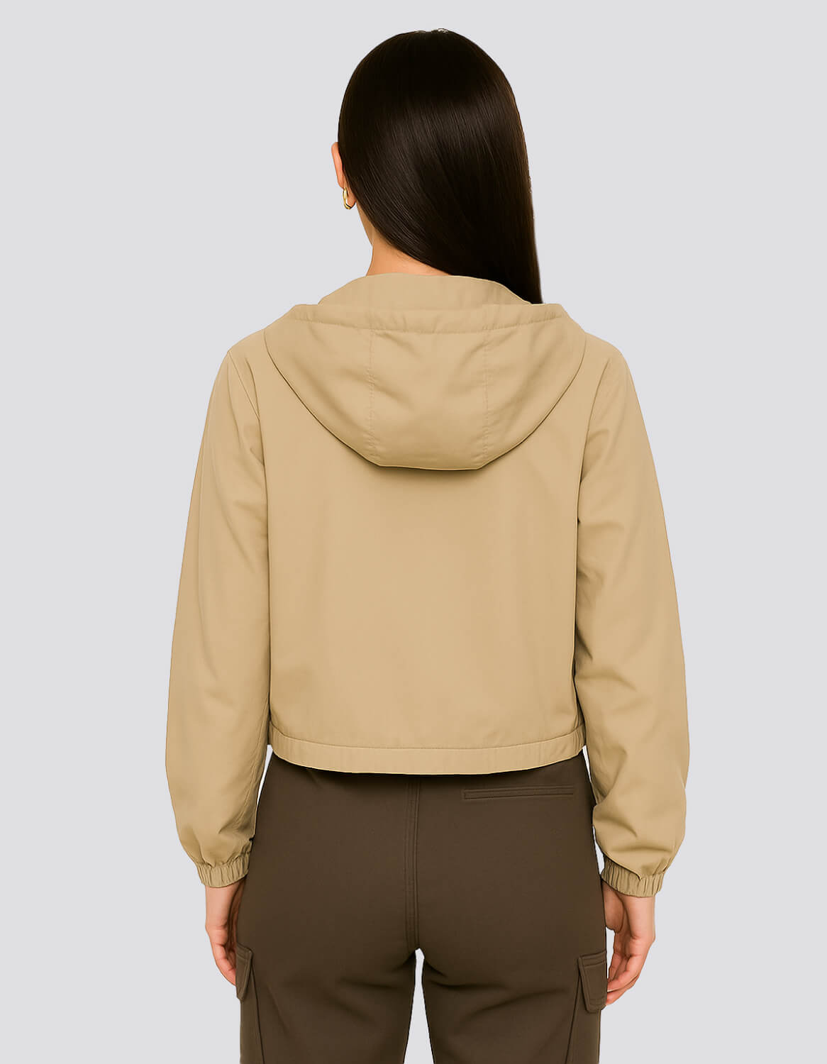 Relaxed Fit Cropped Outerwear