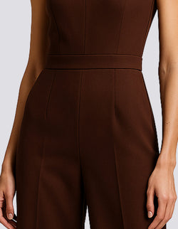 Clean Line Crepe Jumpsuit