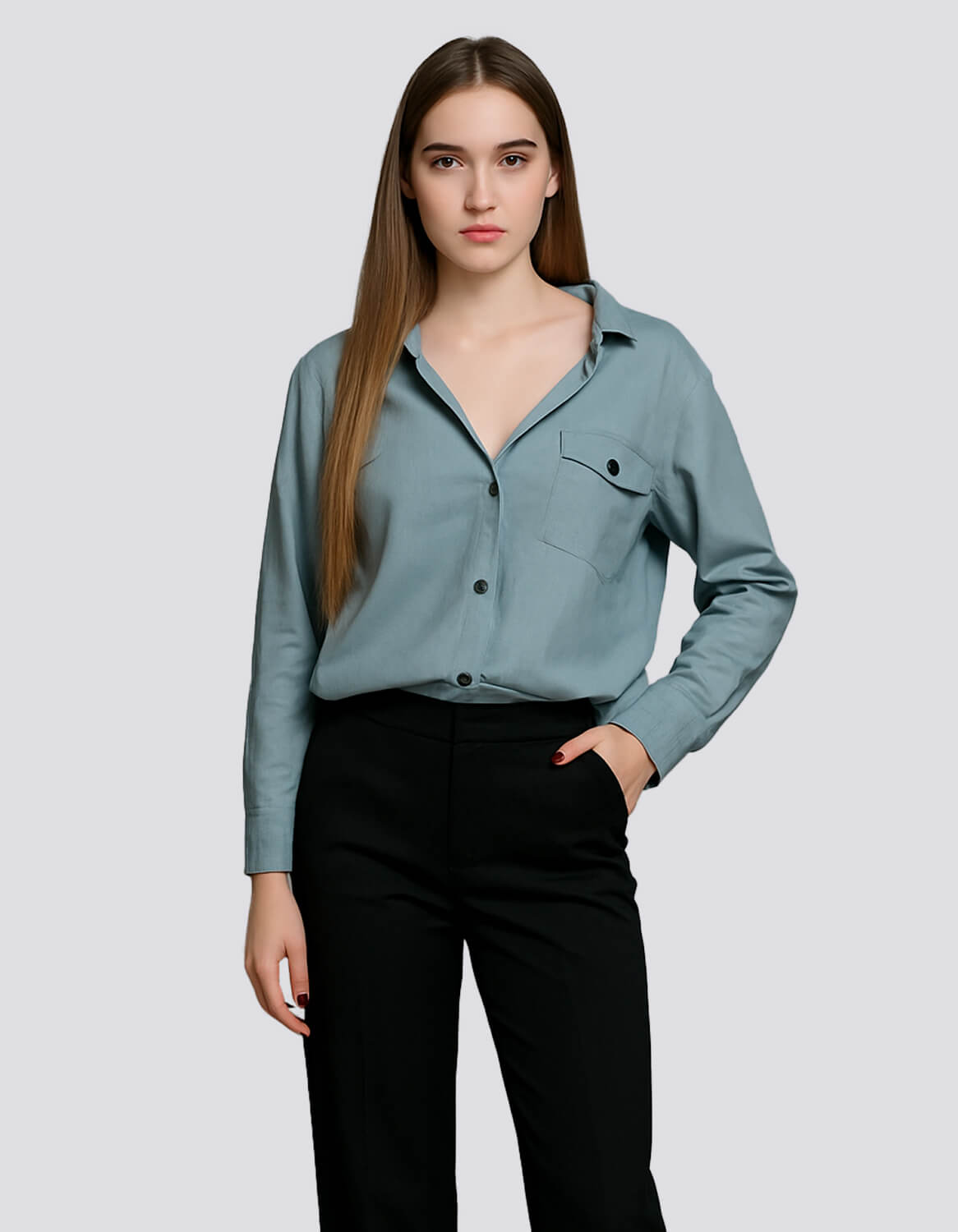 Casual Collared Shirt