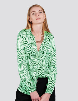Printed Silk Shirt