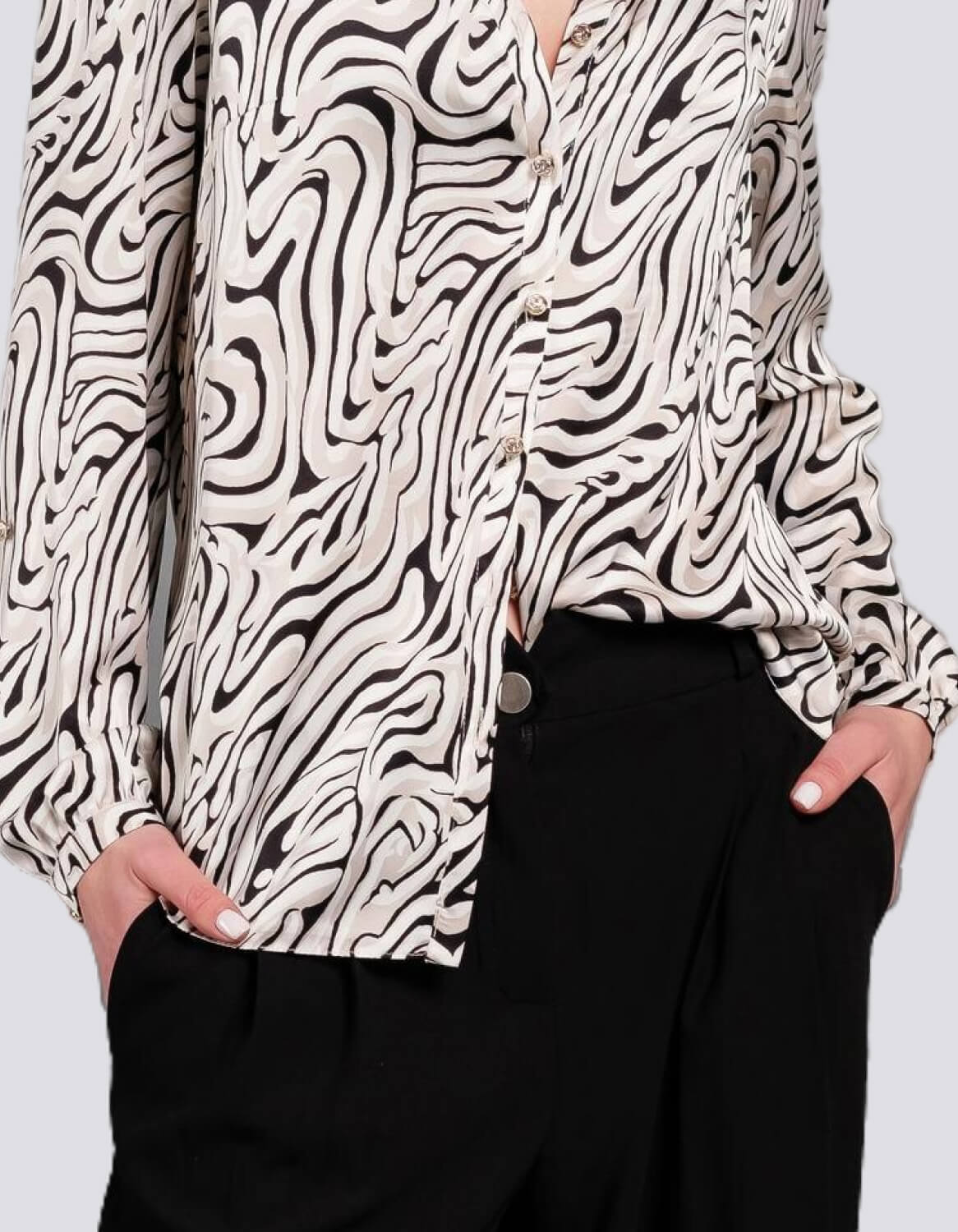 Printed Silk Shirt