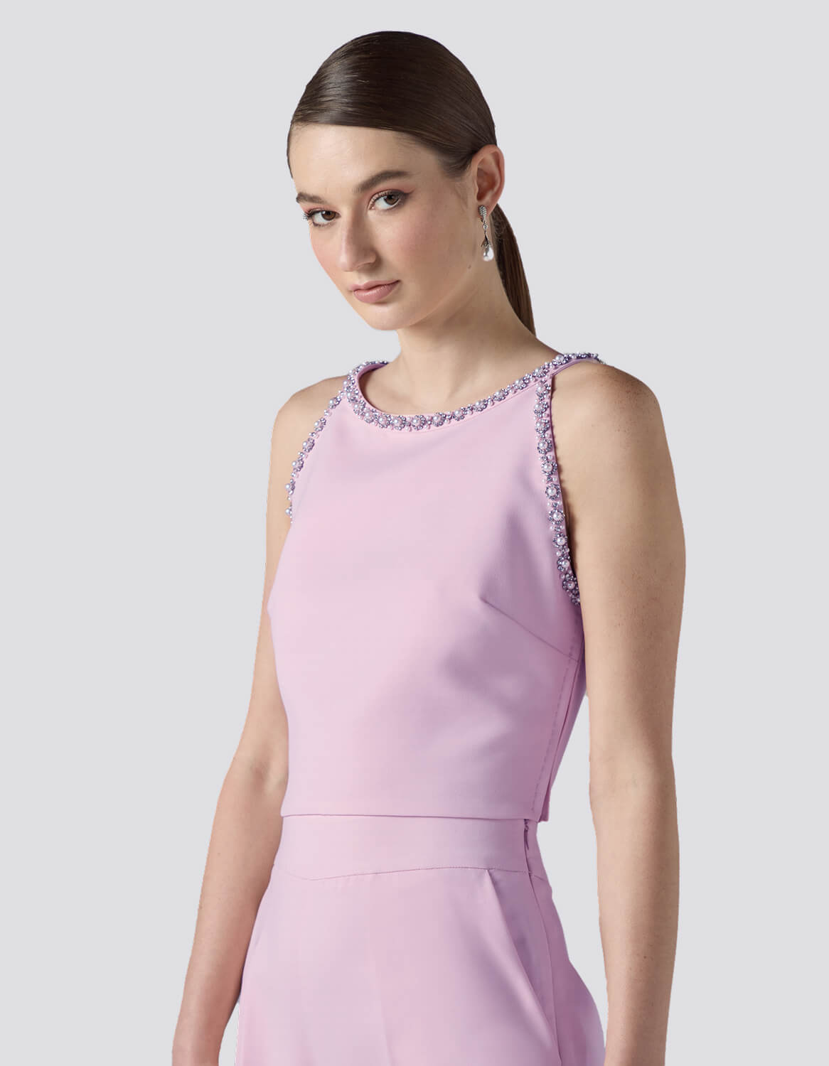 V-neck Jumpsuits