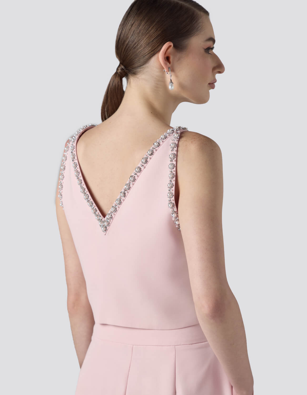 V-neck Jumpsuits