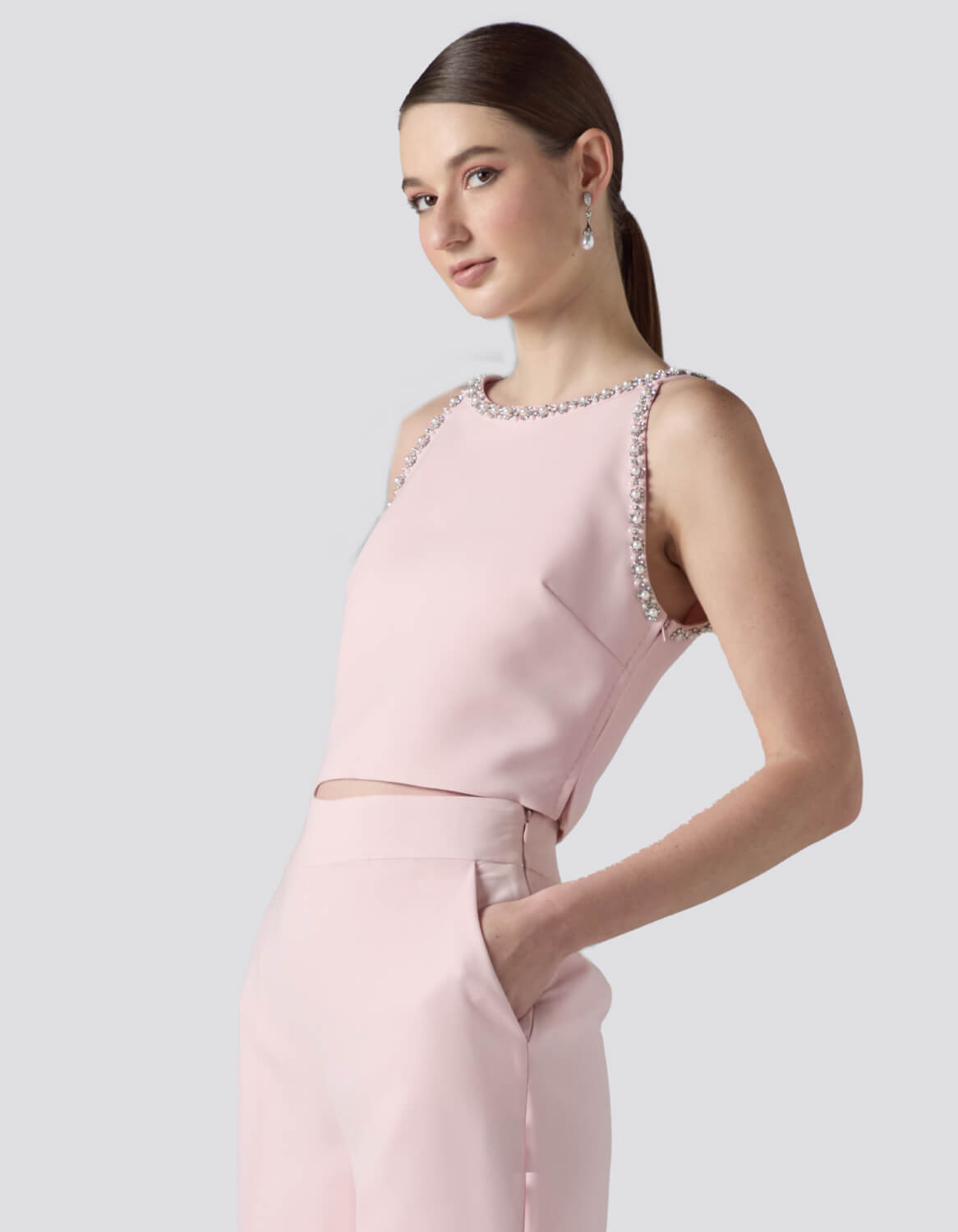 V-neck Jumpsuits