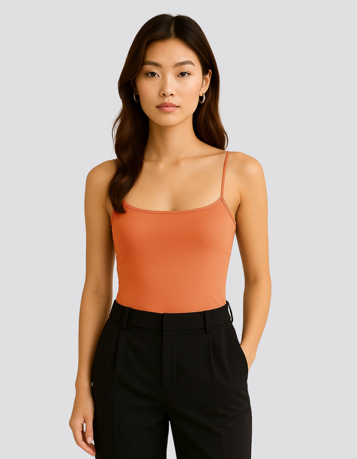 Sleek Stretch Strap Top