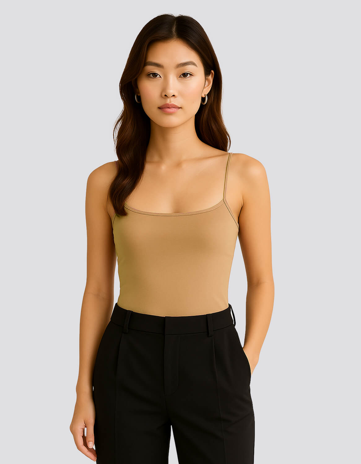 Sleek Stretch Strap Top
