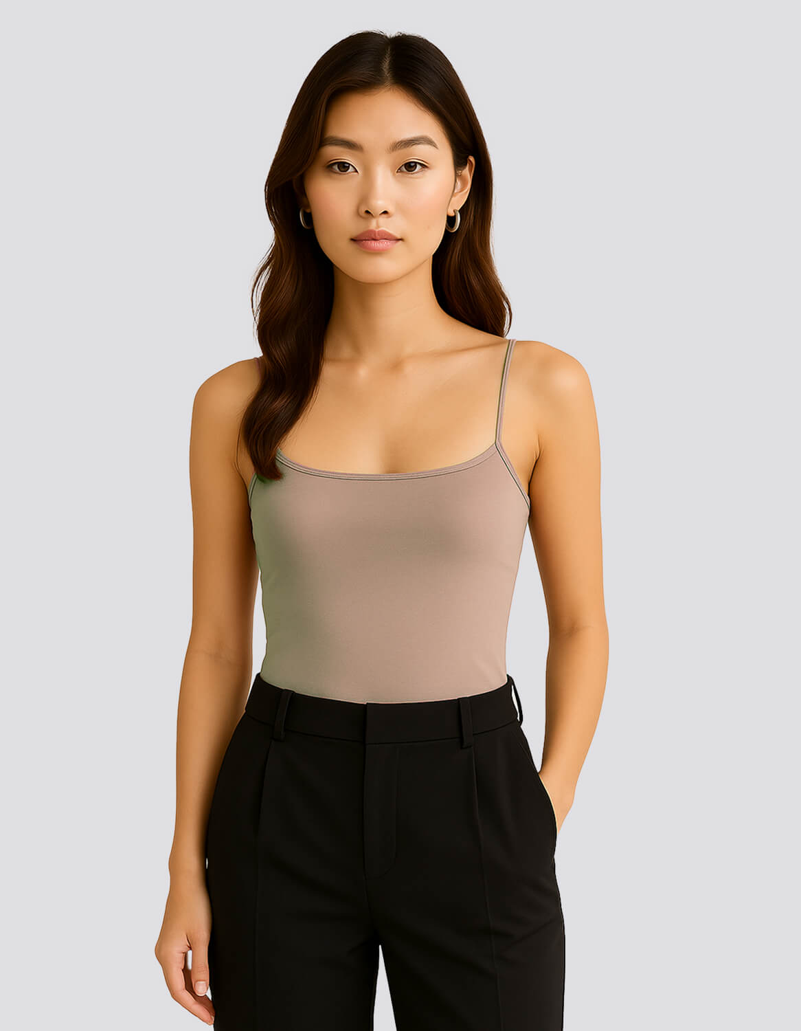Sleek Stretch Strap Top