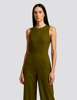 Clean Line Crepe Jumpsuit