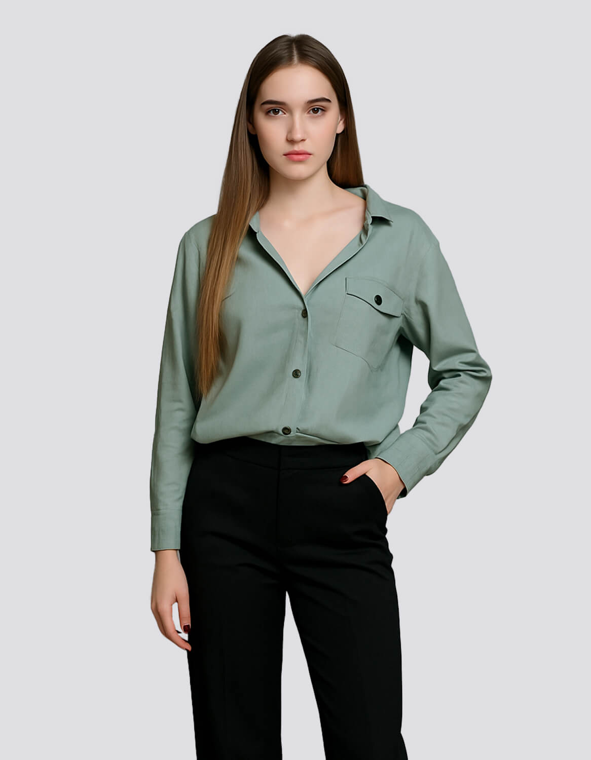 Casual Collared Shirt