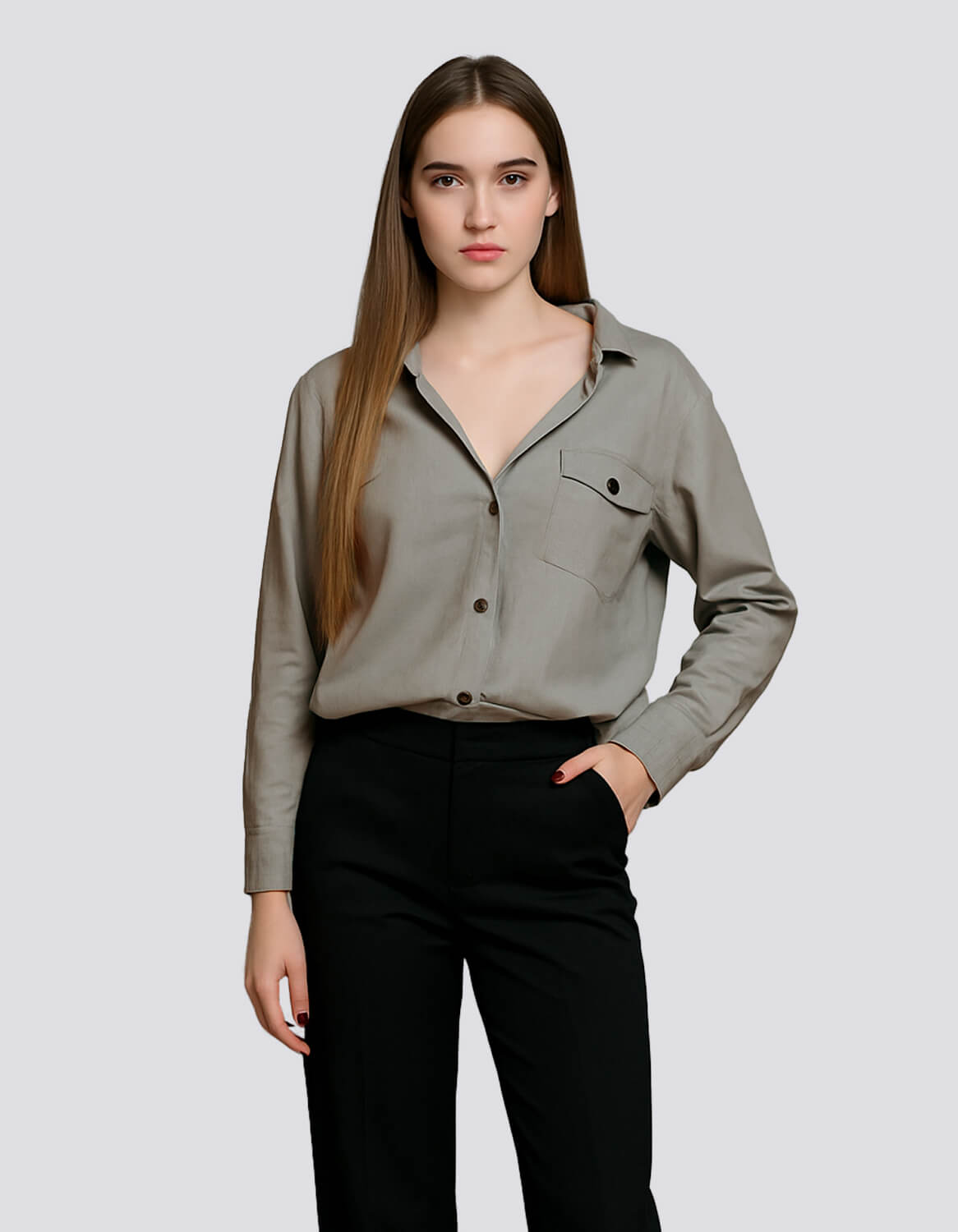 Casual Collared Shirt