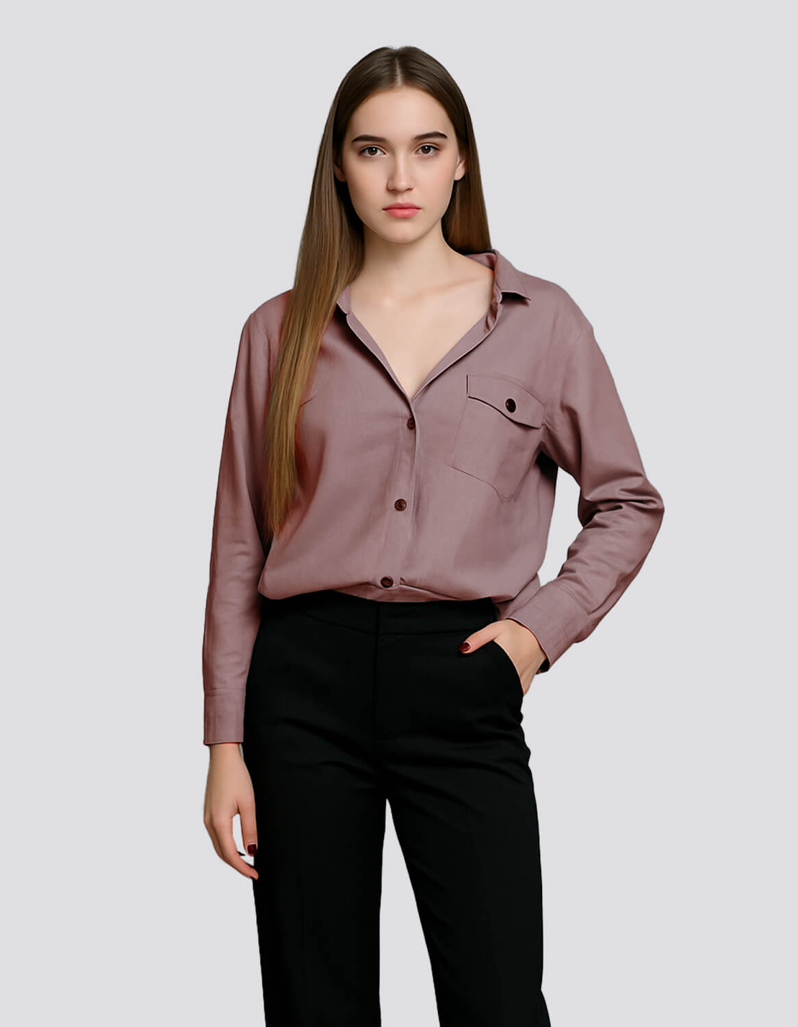Casual Collared Shirt
