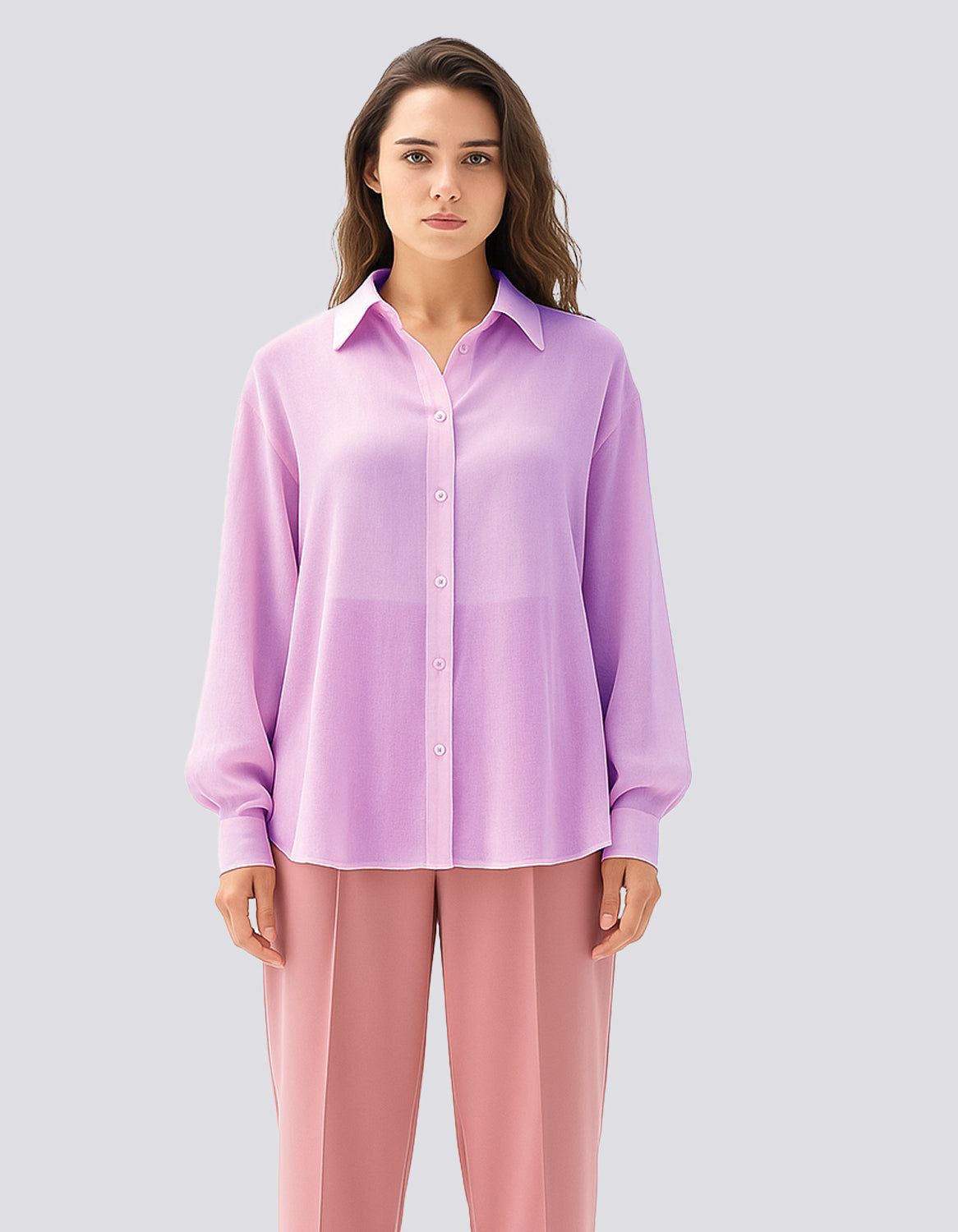 Lightweight Chiffon Shirt