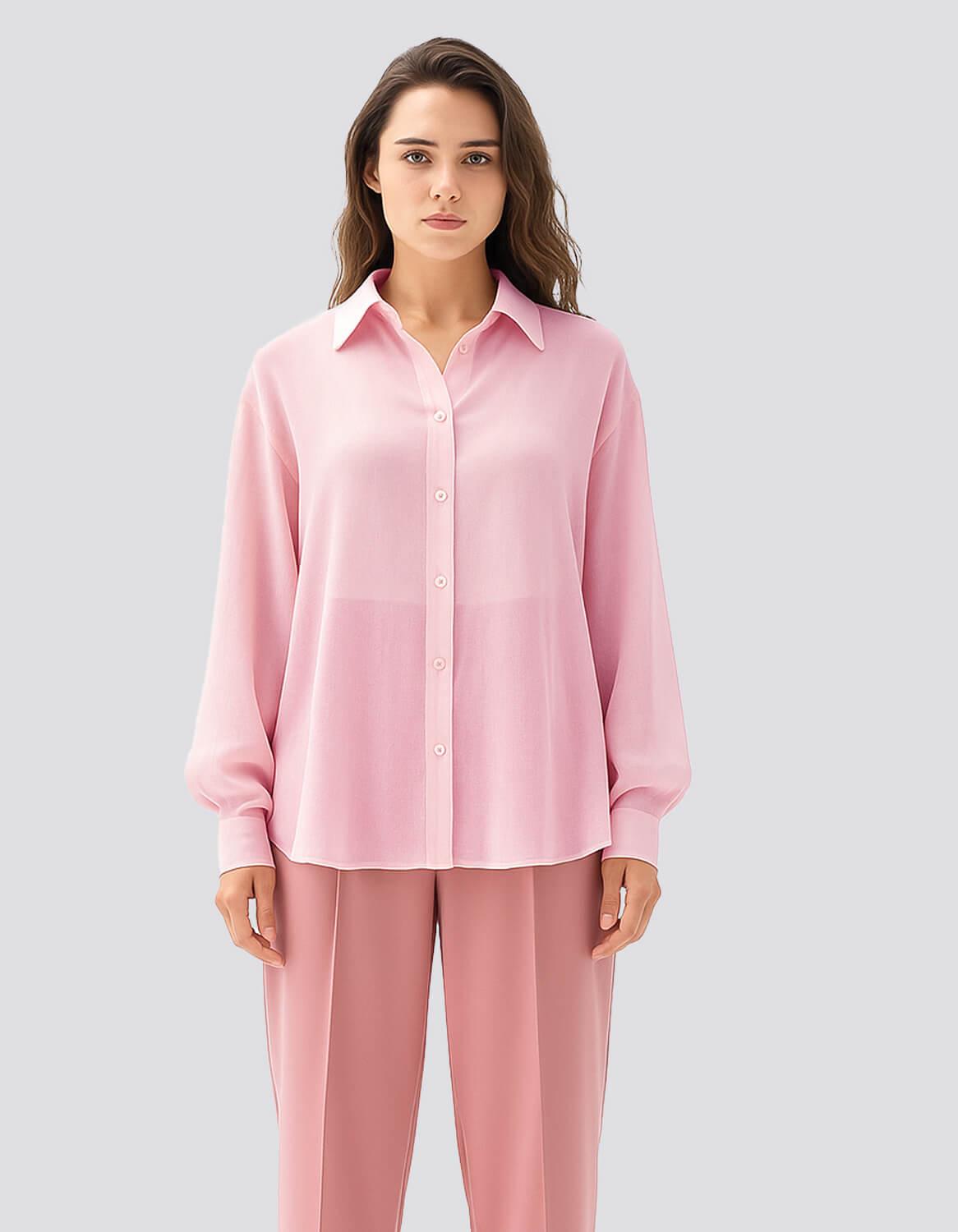 Lightweight Chiffon Shirt